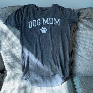 Dog mom t shirt.